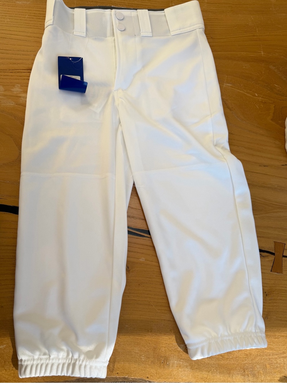 MIZUNO GIRLS PROSPECT SOFTBALL PANTS WHITE SIZE YM NEW WITH TAGS